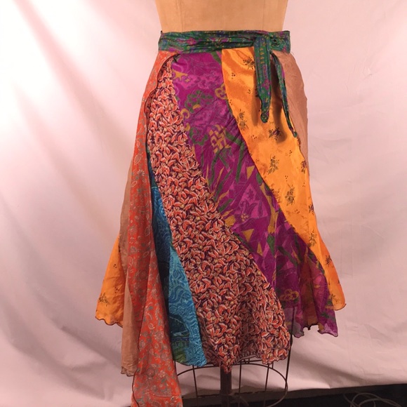 Shop Therapy Dresses & Skirts - Shop Therapy silk wrap skirt, size S
